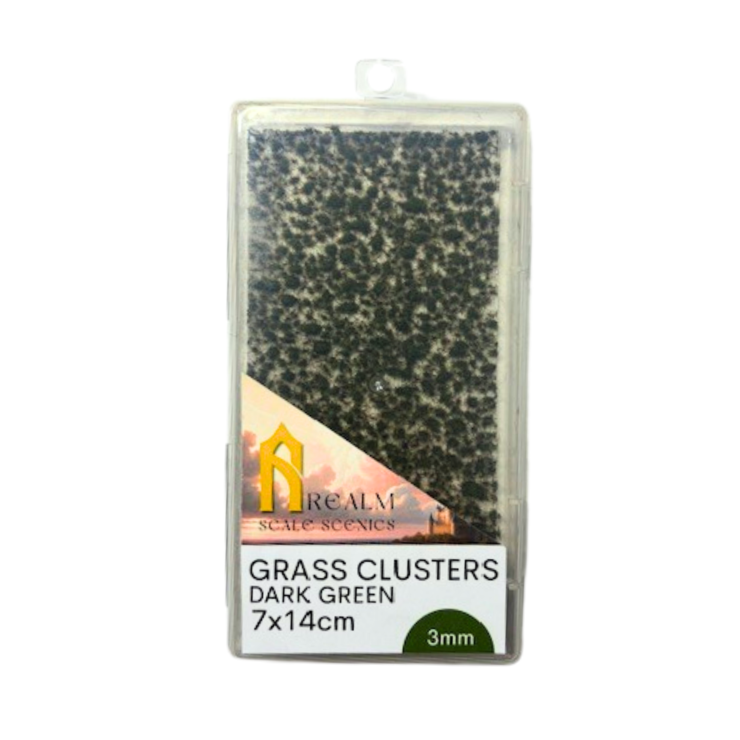 Grass Clusters Dark Green 3mm