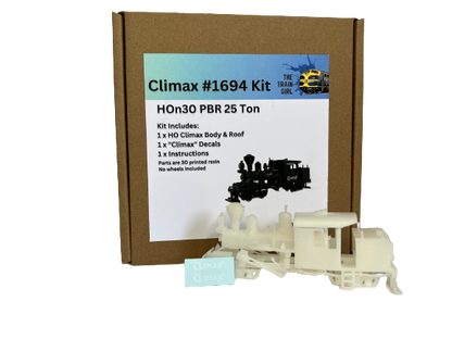 HOn30 PBR Climax #1694 Kit - no wheels