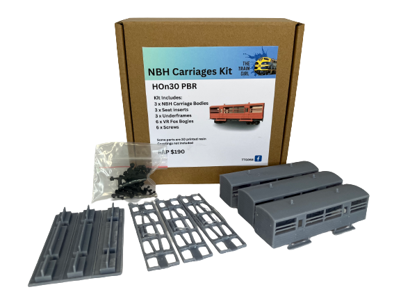 NBH Carriages HOn30 Kit - no wheels
