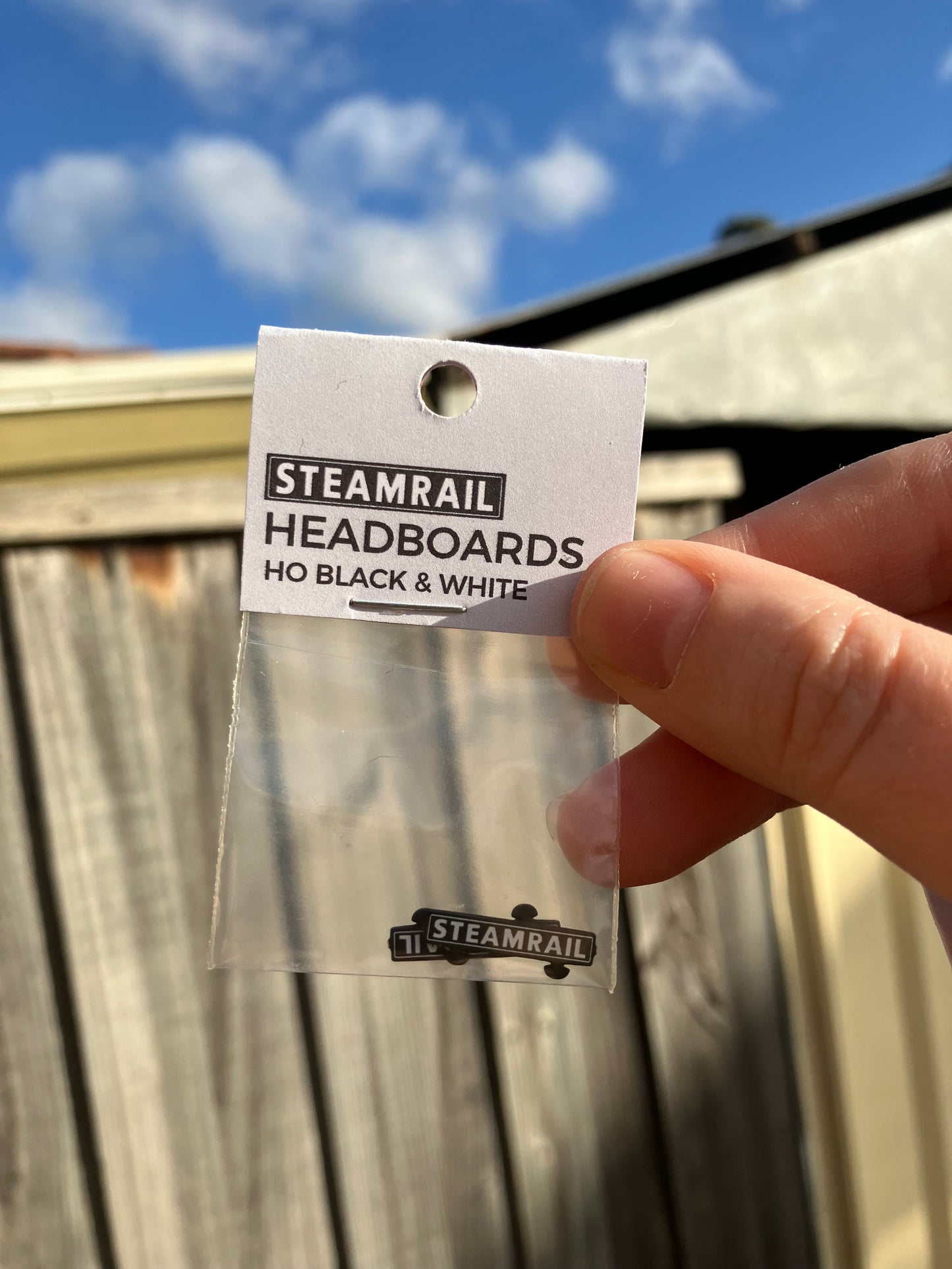 Steamrail Headboard - Black & White