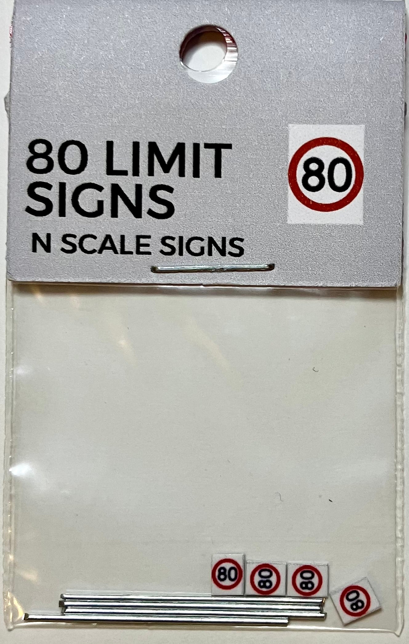 80km Signs