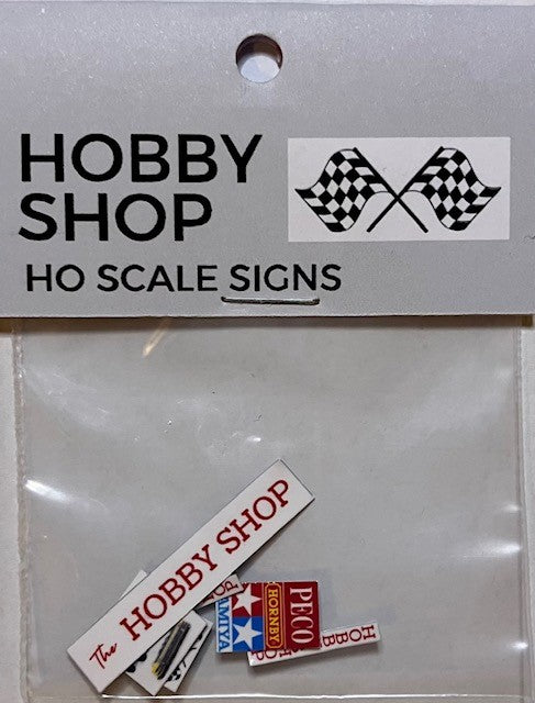 Hobby Shop Signs