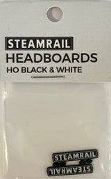 Steamrail Headboard - Black & White