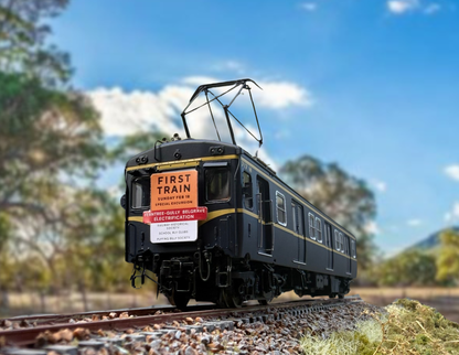 'First Train' Ferntree Gully to Belgrave Headboard